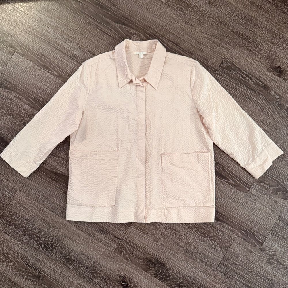 COS Textured Button Up